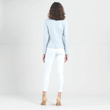 Load image into Gallery viewer, Liquid leather knit jkt - Stone
