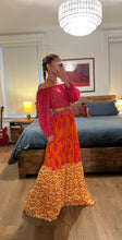 Load image into Gallery viewer, festival dress - pink orange
