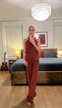 Load image into Gallery viewer, Linen Halter Top - Brown
