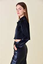 Load image into Gallery viewer, Vegan leather jacket - Black

