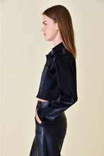 Load image into Gallery viewer, Vegan leather jacket - Black
