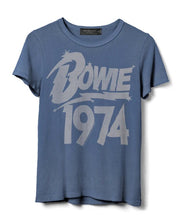 Load image into Gallery viewer, bowie 1974 tee - v blue

