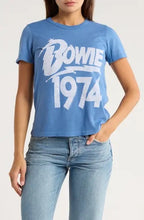 Load image into Gallery viewer, bowie 1974 tee - v blue
