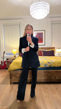 Load image into Gallery viewer, Pinstripe Blazer - Navy
