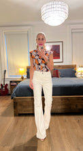 Load image into Gallery viewer, Floral Top - Orange Brown

