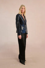 Load image into Gallery viewer, sequin blazer - black
