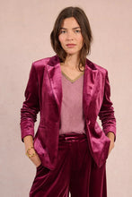 Load image into Gallery viewer, Velvet Jacket - dark red
