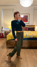 Load image into Gallery viewer, Shoulder button Sweater - Blue
