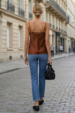 Load image into Gallery viewer, vintage lace cami - rust
