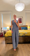Load image into Gallery viewer, WASHED CHAMBRAY PANTS - DENIM
