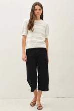 Load image into Gallery viewer, cotton crochet knit top - off white
