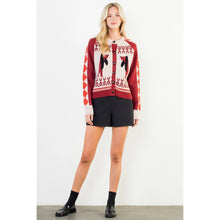 Load image into Gallery viewer, Dog deatiled cardigan - beige
