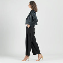 Load image into Gallery viewer, HIGH WAIST MOTO JACKET - BLACK

