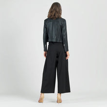 Load image into Gallery viewer, HIGH WAIST MOTO JACKET - BLACK
