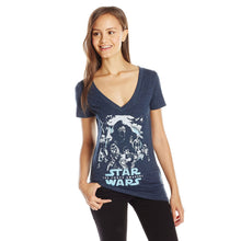 Load image into Gallery viewer, STAR WARS V NK TEE - NAVY
