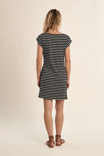 Load image into Gallery viewer, Striped Dress - Black White
