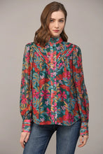 Load image into Gallery viewer, TUCKED YOKE BLOUSE - MULTI
