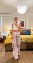 Load image into Gallery viewer, one shoulder draper satin set - multi lavnder
