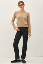 Load image into Gallery viewer, crew neck sweater - mocha
