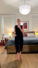 Load image into Gallery viewer, Crossover jumpsuit - navy
