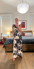 Load image into Gallery viewer, printed culotte jumpsuit - black taupe print
