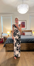 Load image into Gallery viewer, printed culotte jumpsuit - black taupe print
