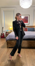 Load image into Gallery viewer, liquid leather blazer - black
