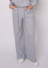 Load image into Gallery viewer, french terry w denim pants - grey melange
