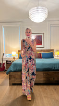 Load image into Gallery viewer, printed culotte jumpsuit - pink paisley
