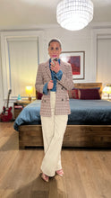 Load image into Gallery viewer, Checkered Blazer - Brown Combo
