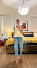 Load image into Gallery viewer, Smocked Ruffle eyelet top - Yellow
