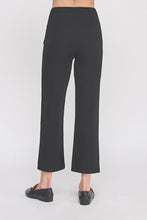 Load image into Gallery viewer, hi rise ponte ankle slacks - black
