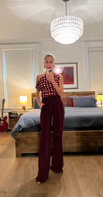 Load image into Gallery viewer, Wide Leg Pants - Burgundy
