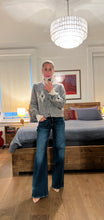Load image into Gallery viewer, Plaid &amp; Heart Cardi - Grey
