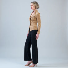 Load image into Gallery viewer, soft suede zip up jacket - Sand
