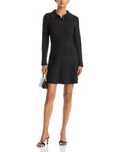 Load image into Gallery viewer, peppa l/s polo swtr dress - black
