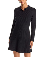 Load image into Gallery viewer, peppa l/s polo swtr dress - black
