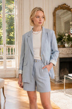 Load image into Gallery viewer, BERMUDA SLACKS - LIGHT BLUE
