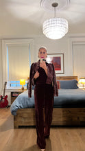 Load image into Gallery viewer, Faux leather jacket - Burgundy

