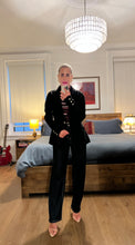 Load image into Gallery viewer, knitted tailored blazer - Black
