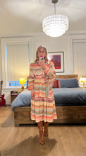 Load image into Gallery viewer, l/s printed belted dress - blush
