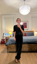 Load image into Gallery viewer, Sequin Cropped Top - Black
