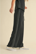 Load image into Gallery viewer, VISCOSE STITCHED PANTS - BLACK
