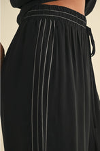 Load image into Gallery viewer, VISCOSE STITCHED PANTS - BLACK
