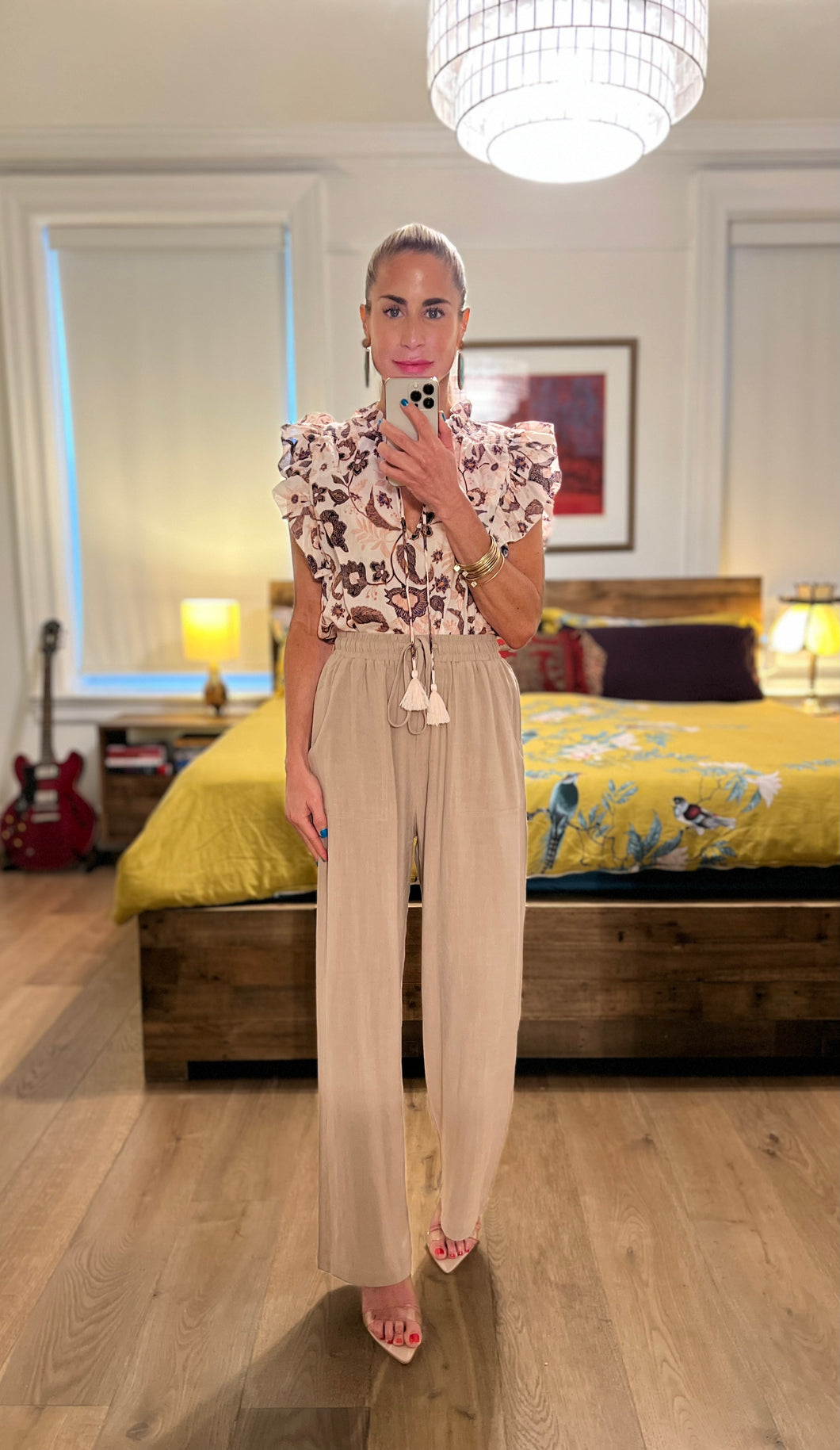 Linen Pants - Taupe