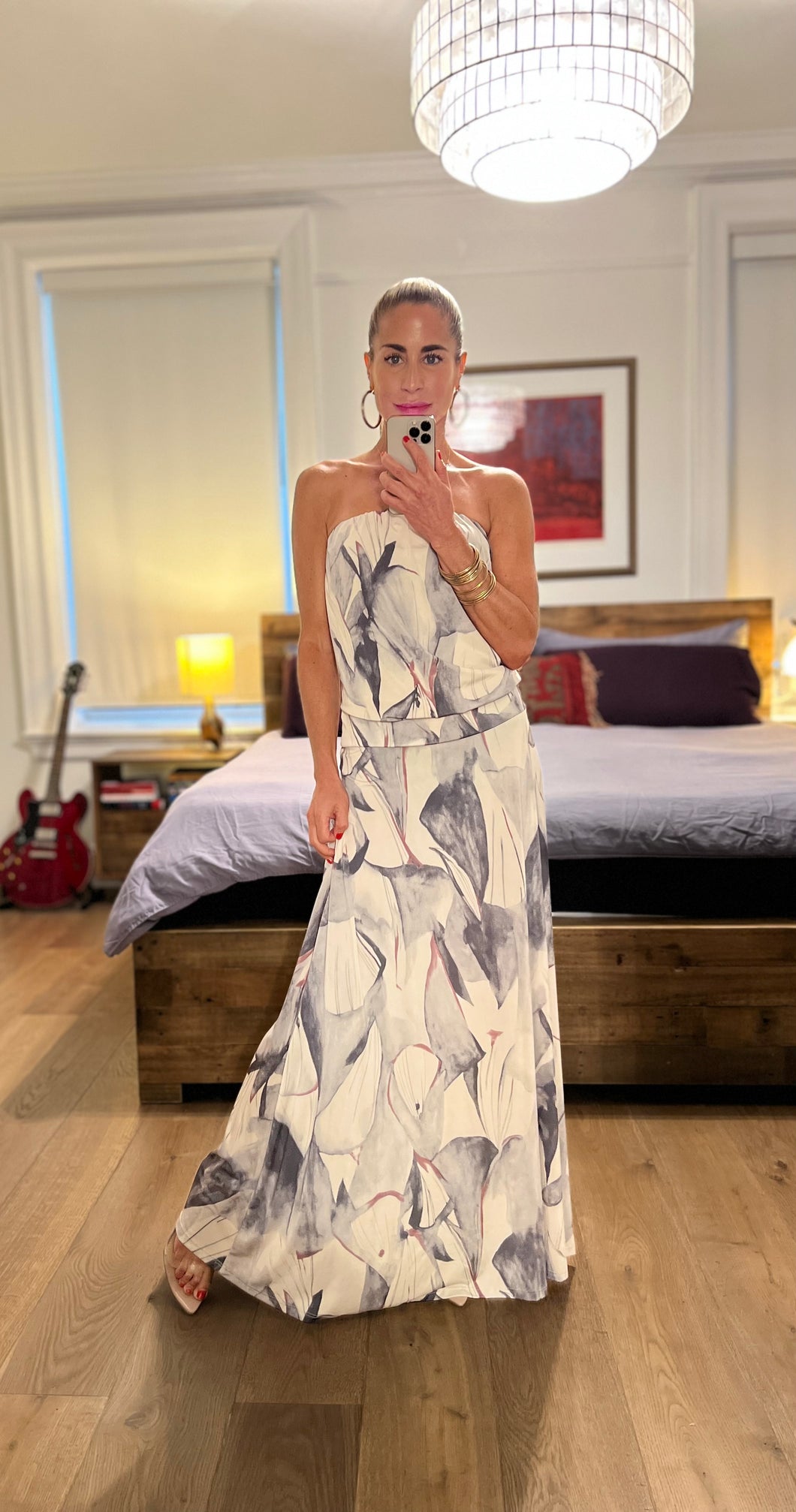 Tube maxi Dress - Silver
