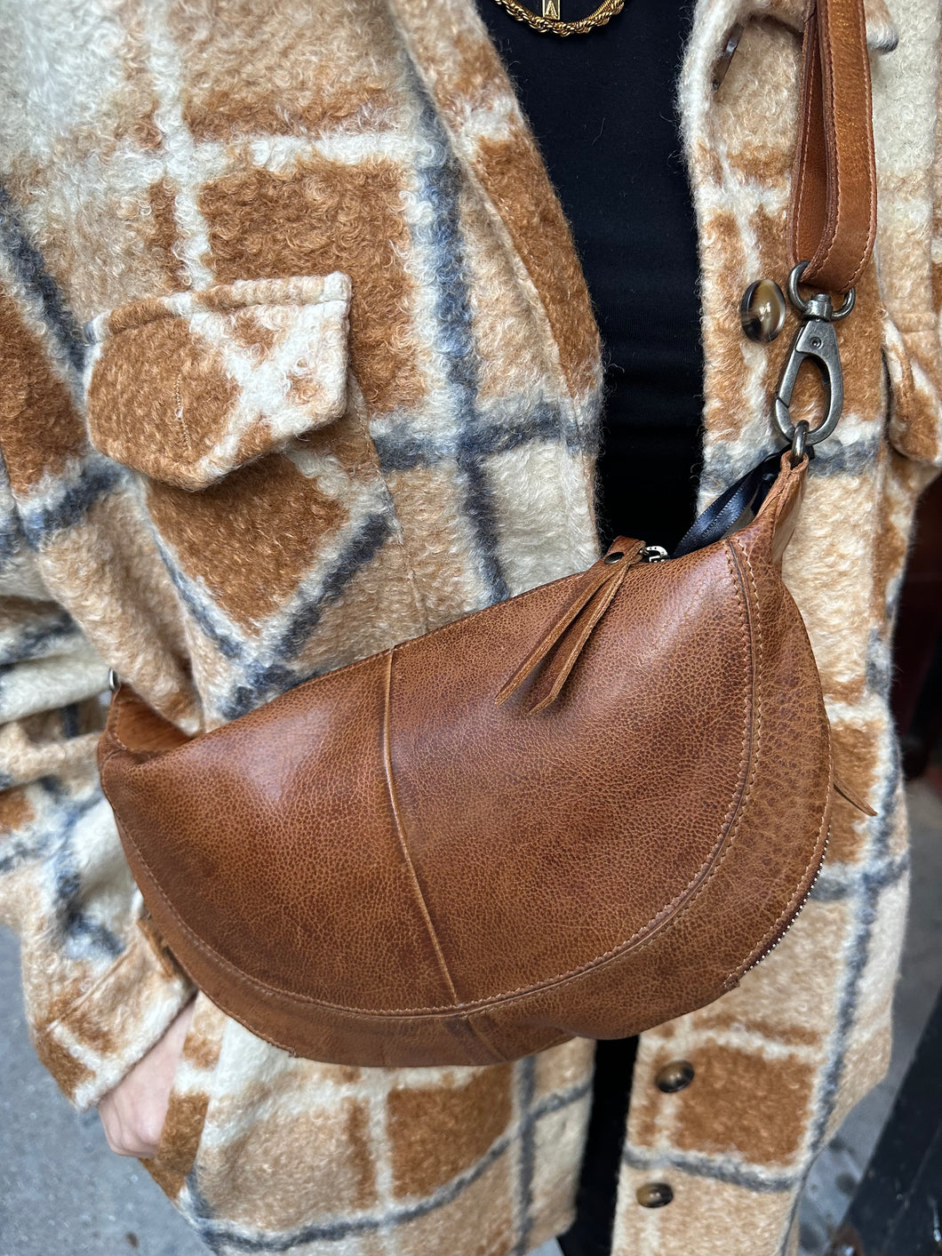 Crosbow Bag - Cognac