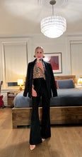 Load image into Gallery viewer, Striped straight blazer - Black

