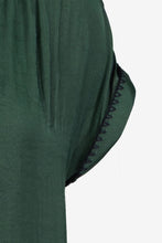 Load image into Gallery viewer, whipstitch short slv blouse - forest green
