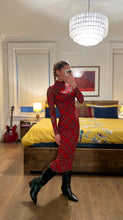 Load image into Gallery viewer, Plaid mesh midi dress - N/A
